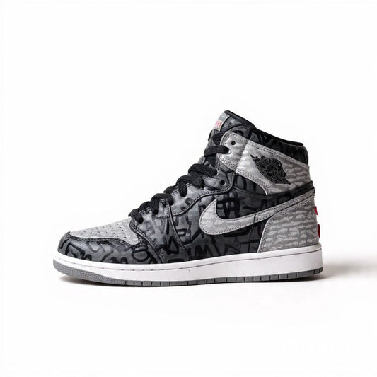 NIKE  AIR JORDAN RETRO 1 HIGH  REBELLIONAIRE BLACK