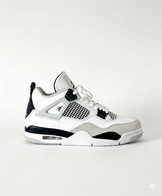 AIR JORDAN 4 MILITARY BLACK WHITE